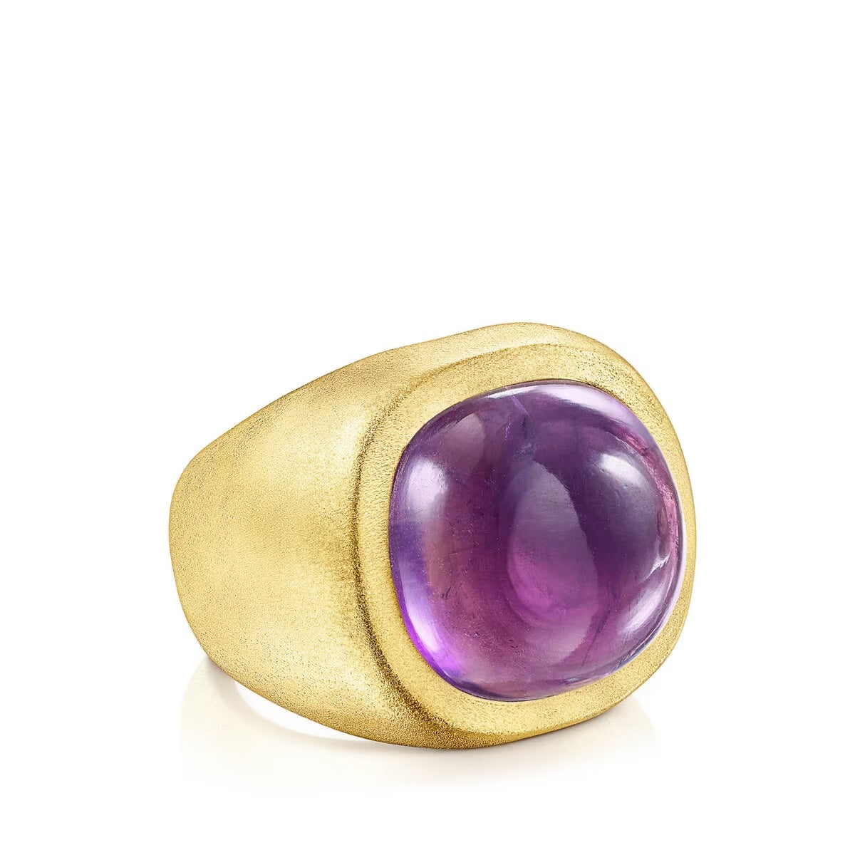 Anillo de plata vermeil y calcedonia Nattfall