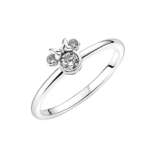 Anillo Cabeza Brillante Minnie Mouse de Disney
