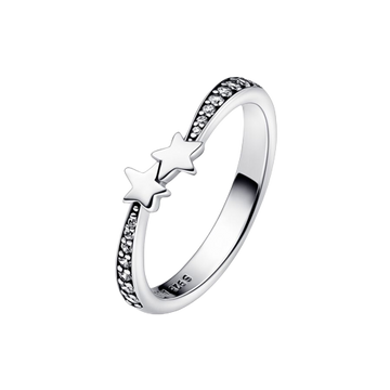 Anillo Brillante Estrella Fugaz