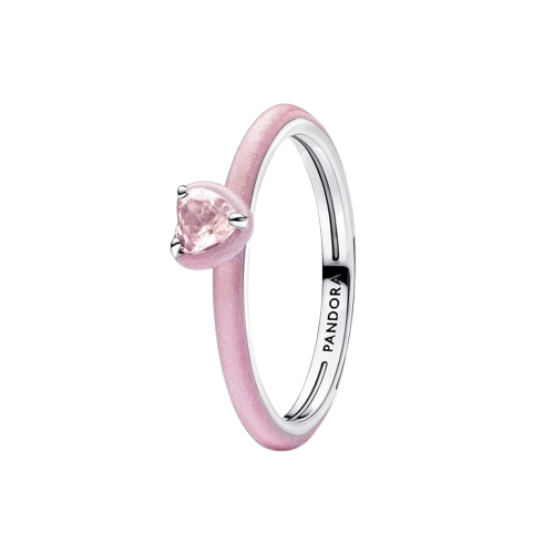 Anillo Corazón Chakra Rosa
