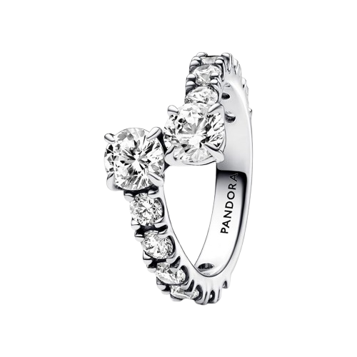 Anillo Banda Brillante Superpuesta