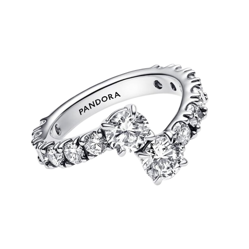 Anillo Banda Brillante Superpuesta