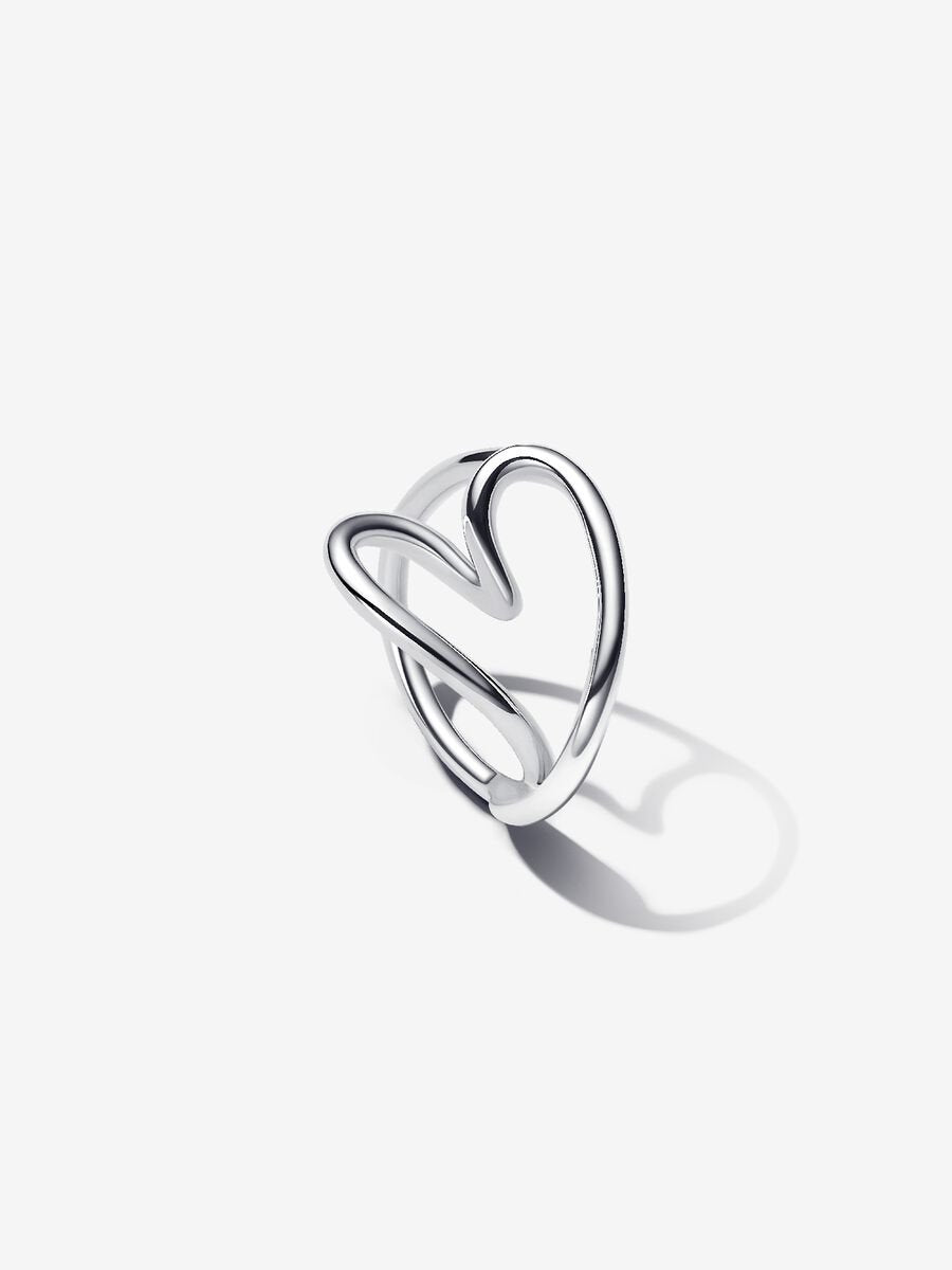Anillo Corazón Forma Orgánica