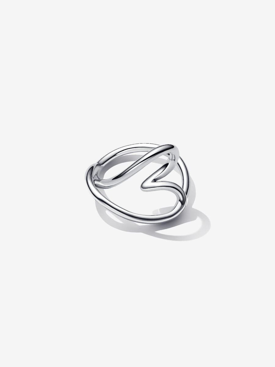 Anillo Corazón Forma Orgánica