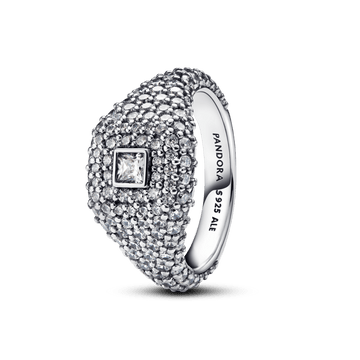 Anillo Pandora Anillo de Cocktail Cuadrado en Pavé - Vista principal