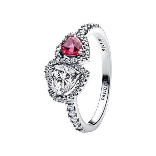 Anillo Halo Corazones