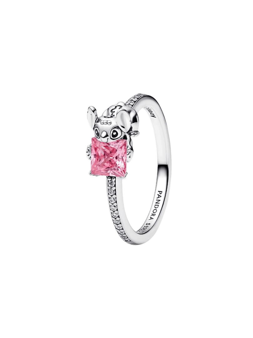 Anillo Gema y Stitch de Disney Rosa - vista 1