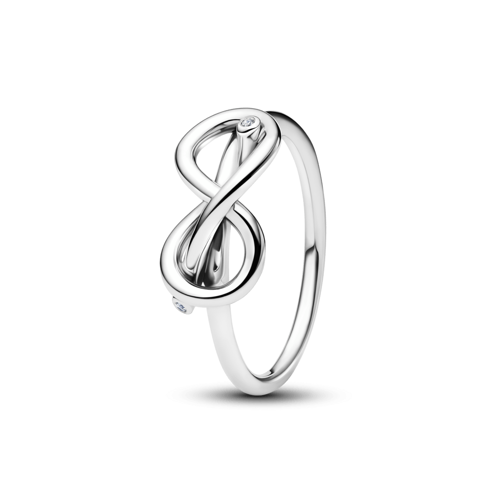 Anillo Pandora Anillo Nudo Infinito Plateado - Vista principal