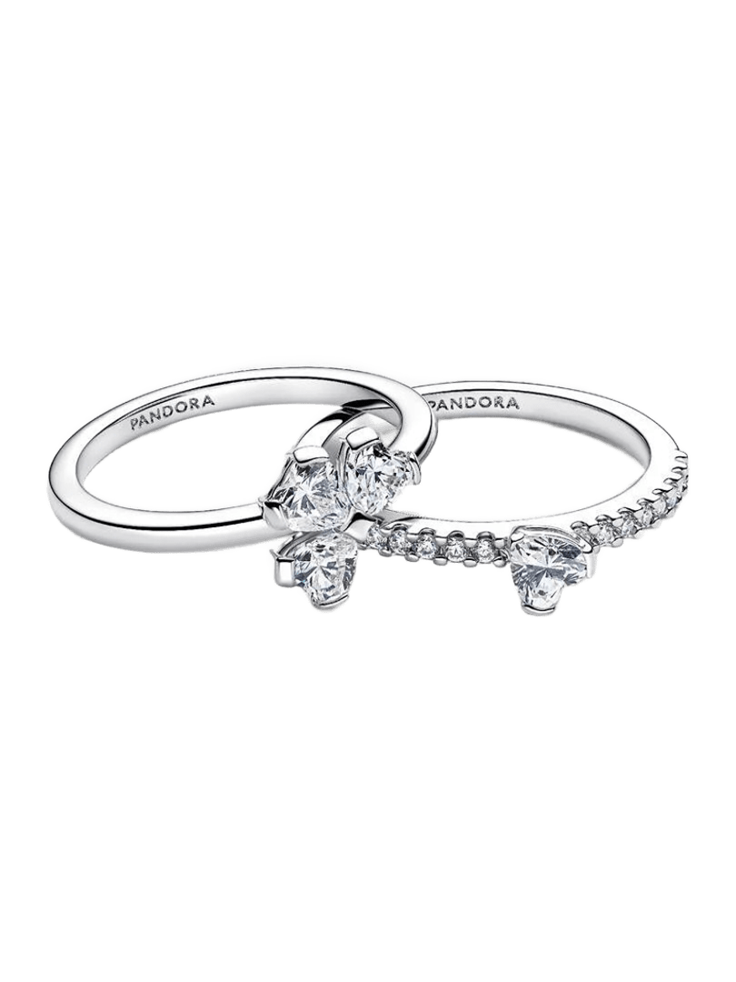 Anillo Divisible Trébol de la Suerte Brillante - vista 2