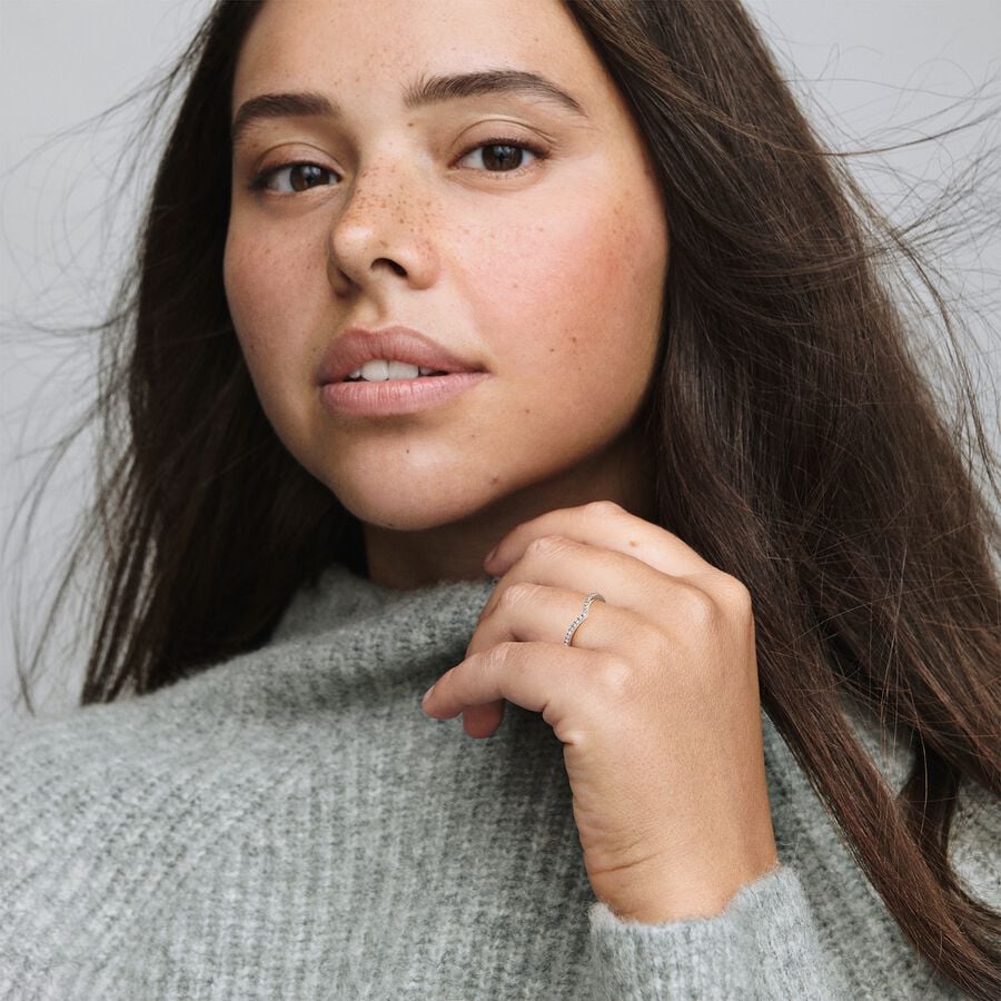 Anillo en plata de ley Deseo Reluciente