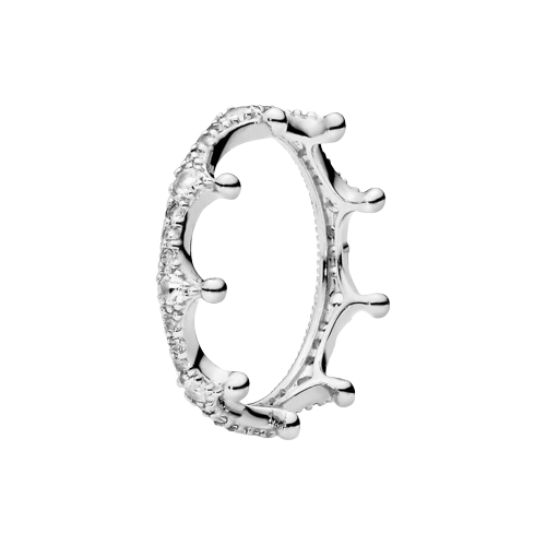 Anillo en plata de ley Corona Encantada