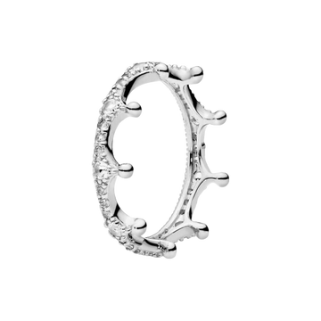 Anillo en plata de ley Corona Encantada