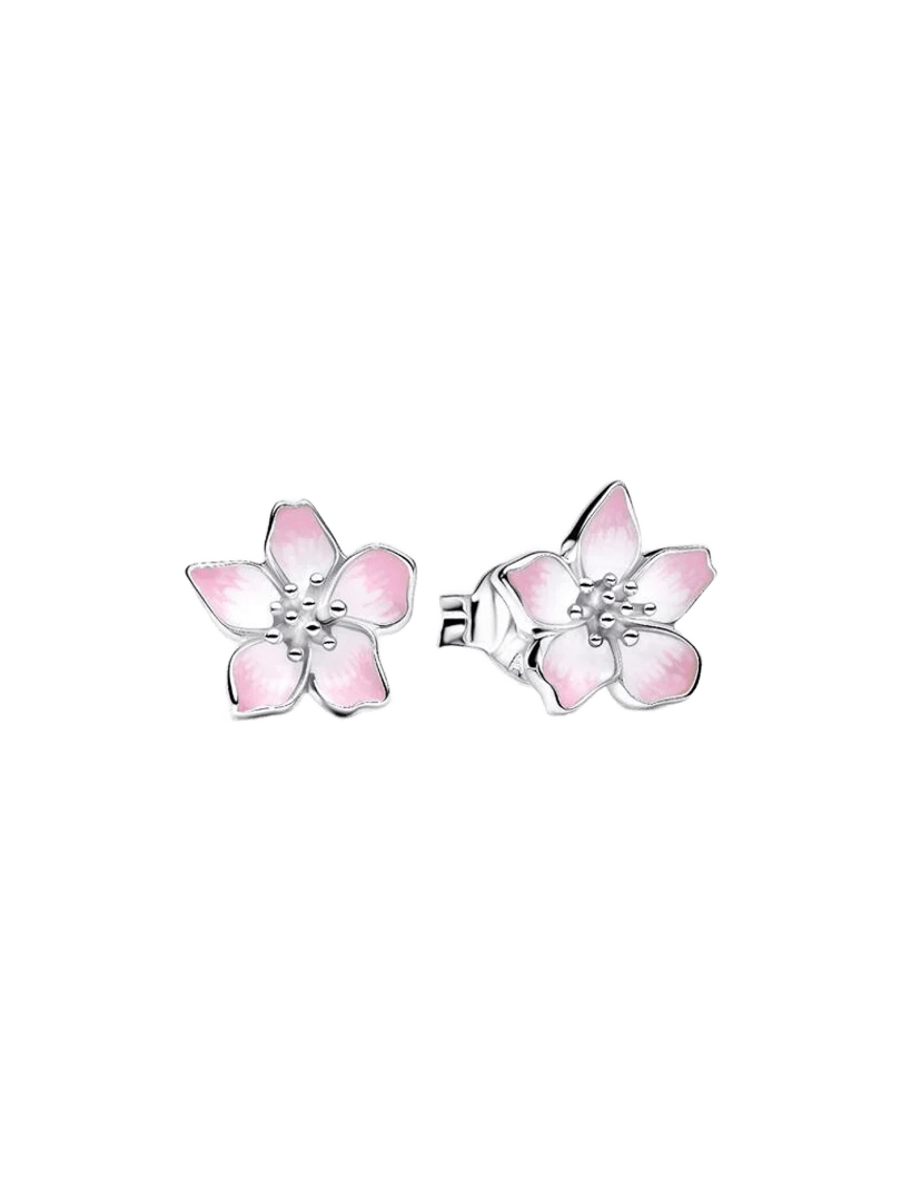 Pendientes de botón Flor de Cerezo - vista 1