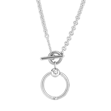 Collar con Colgante O Pandora en forma de T