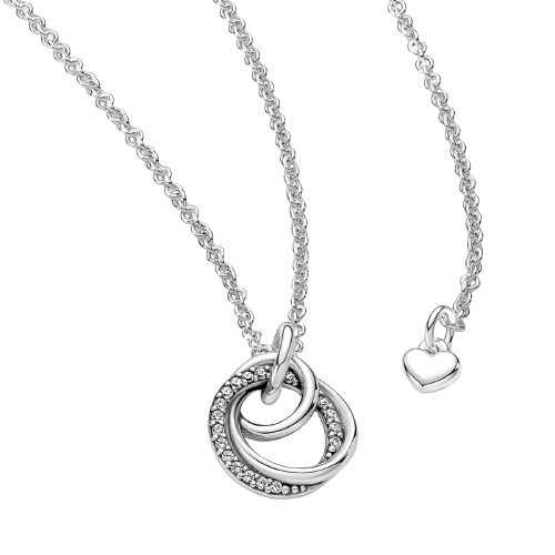 Collar con Colgante Círculo Familiar Siempre