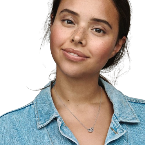 Collar Pavé Entrelazado Pandora Signature