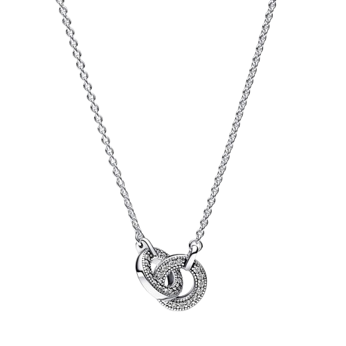 Collar Pavé Entrelazado Pandora Signature