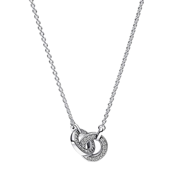 Collar Pavé Entrelazado Pandora Signature