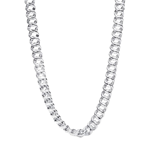 Collar Pandora Collar de Cadena Cubana de Pavé - Vista detalle