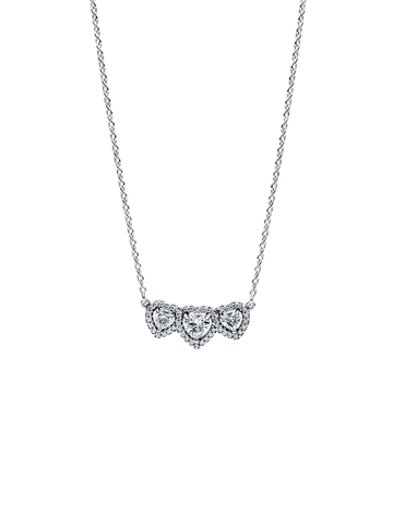 Collares Triple Halo Corazón - vista 1