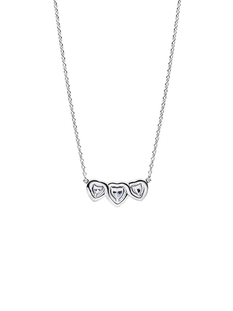 Collares Triple Halo Corazón - vista 2