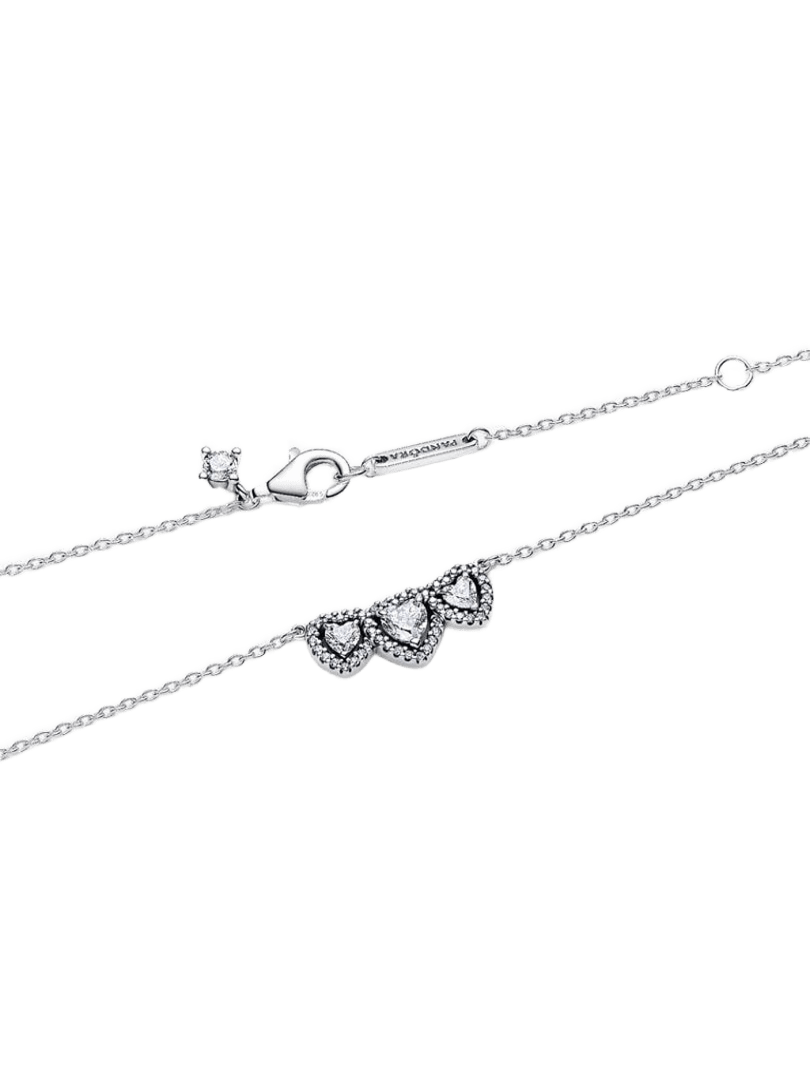 Collares Triple Halo Corazón - vista 3