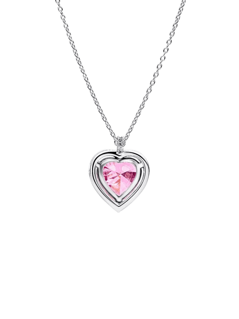 Collar Halo Corazón Rosa - vista 2