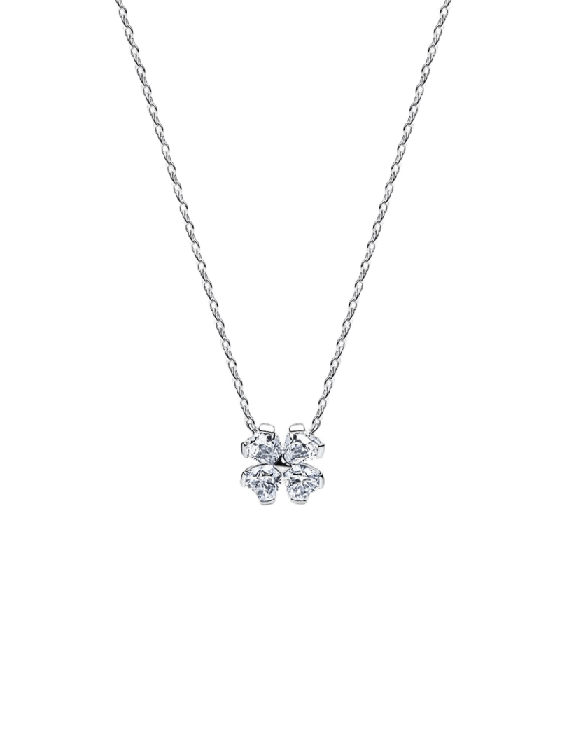 Collar Trébol de la Suerte Brillante - vista 1