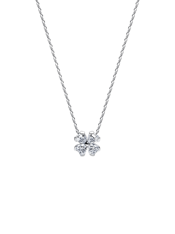Collar Trébol de la Suerte Brillante - vista 1