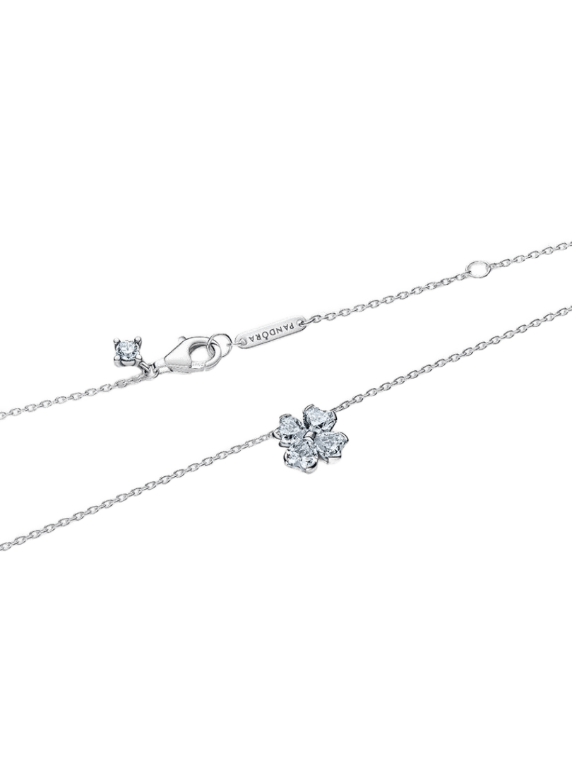 Collar Trébol de la Suerte Brillante - vista 3