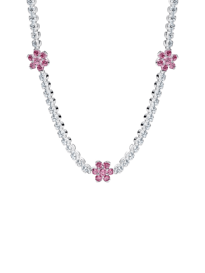 Collar Tenis Flor Rosa - vista 1
