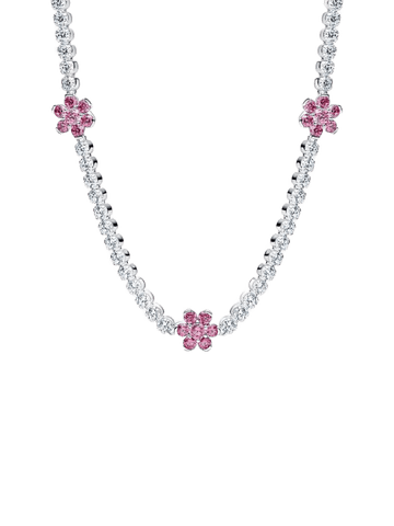Collar Tenis Flor Rosa - vista 1