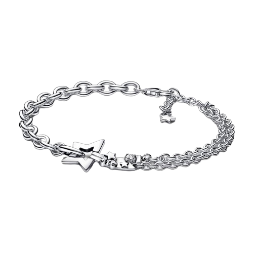 Pulsera Pandora Pulsera de Eslabones Dobles Estrella Fugaz - Vista principal