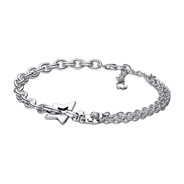 Pulsera Pandora Pulsera de Eslabones Dobles Estrella Fugaz - Vista principal