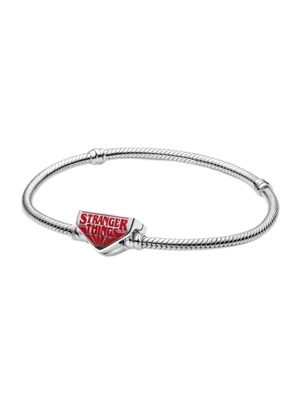 Pulsera Pandora Moments Cadena de Serpiente con Cierre de Stranger Things