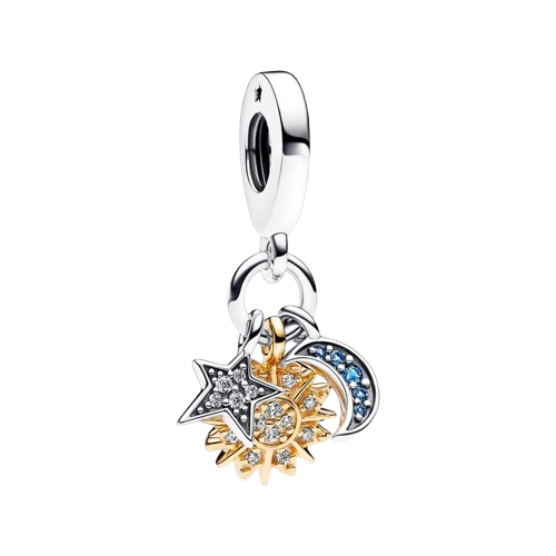 Charm Colgante Triple Celestial