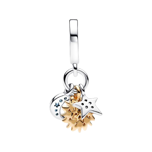 Charm Colgante Triple Celestial