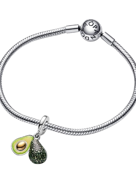 Charm Colgante Doble Aguacate