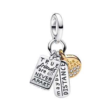Charm Colgante Triple Amistad