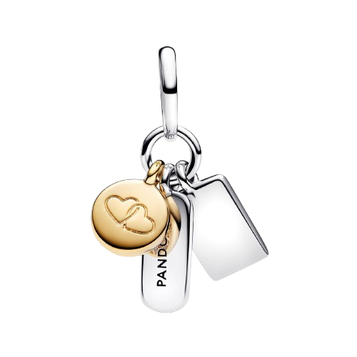 Charm Colgante Triple Amistad