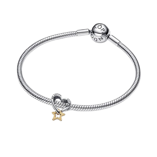 Charm Pandora Charm Estrella y Corazón de la Suerte - Imagen 3