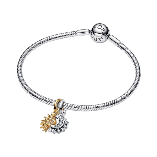 Charm Colgante Divisible Sol y Luna