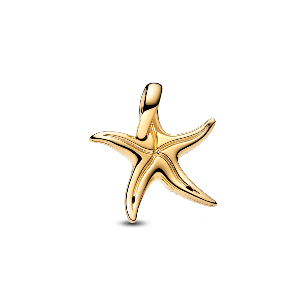 Charm Pandora Charm Colgante Estrella de Mar Azul Brillante - Vista detalle