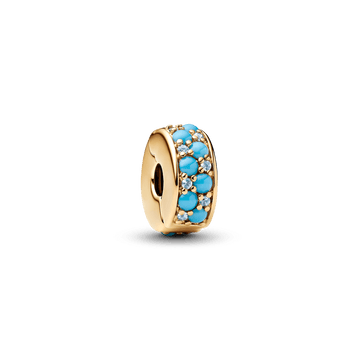 Charm Pandora Charm de Clip Azul Agua - Vista principal