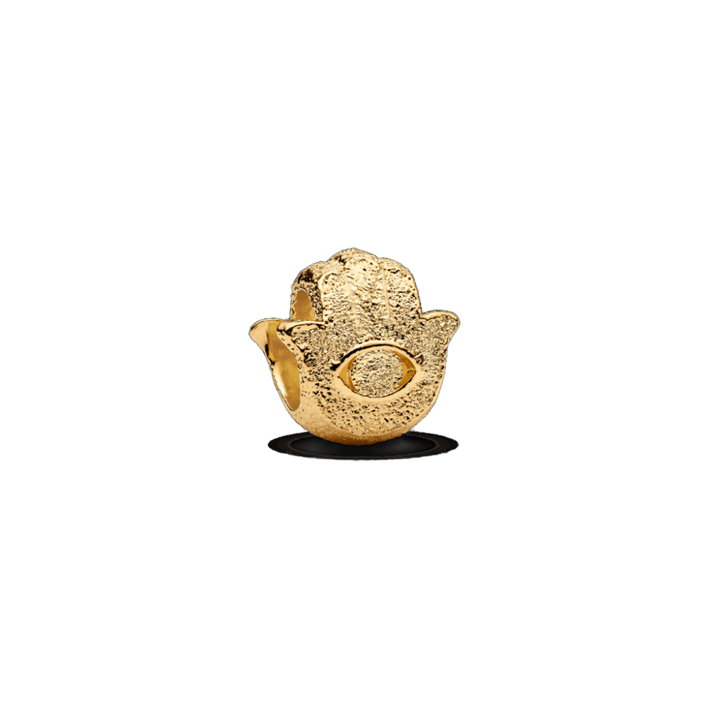 Charm Pandora Mini Charm Mano Hamsa Con Textura - Vista detalle