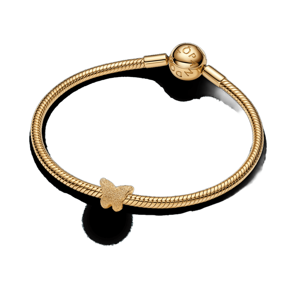 Charm Pandora Mini Charm Mariposa Con Textura - Imagen 3