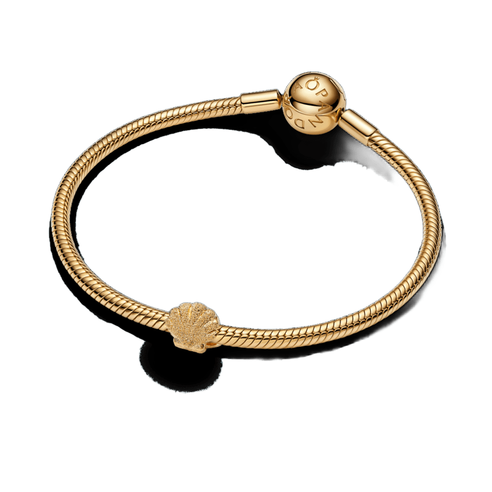 Charm Pandora Mini Charm Concha Con Textura - Imagen 3