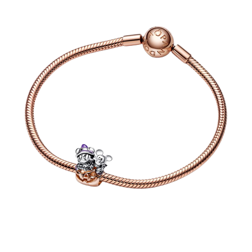 Charm Pandora Charm Calabaza de Halloween de Mickey Mouse & Minnie Mouse de Disney - Imagen 3