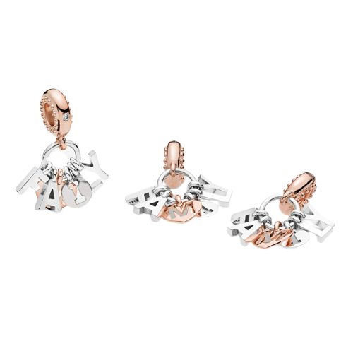 Charm Colgante Letras Familiares