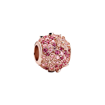 Charm Margaritas de Pavé Rosa